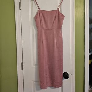 NastyGal cocktail pink slip dress